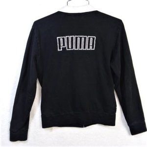 PUMA Black Zip Casual Jacket Med